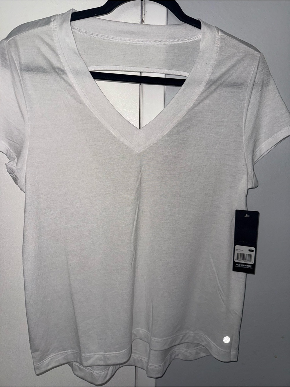 Bally White V-Neck Short Sleeve Tee